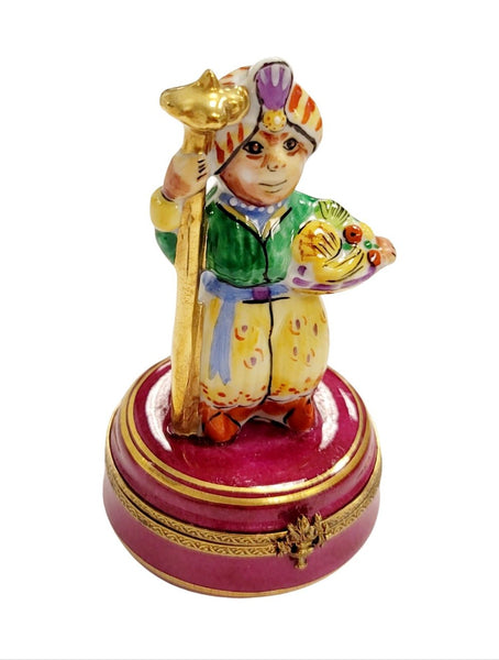 Aladdin Magic Carpet Limoges Porcelain Limoges travel spiritual religion French Trinket Box