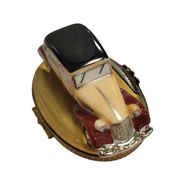 Antique Limoges Car Box Porcelain Limoges vehicle French Trinket Box