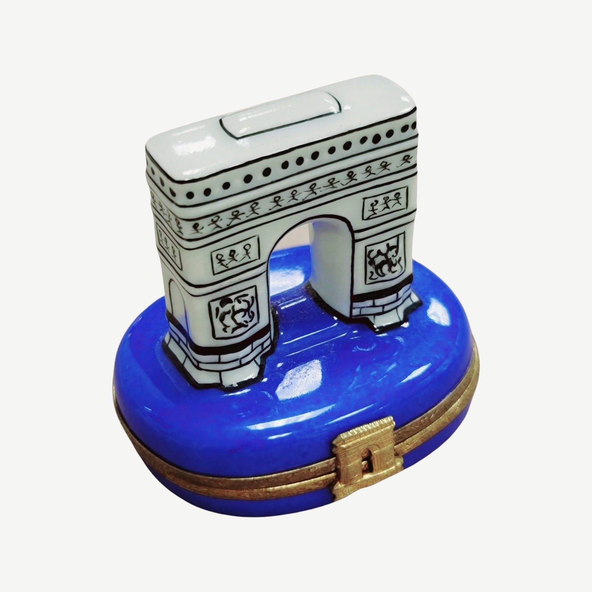 Arc De Triomphe Limoges Box Porcelain Limoges France Paris monuments Limoges Box Travel French Trinket Box