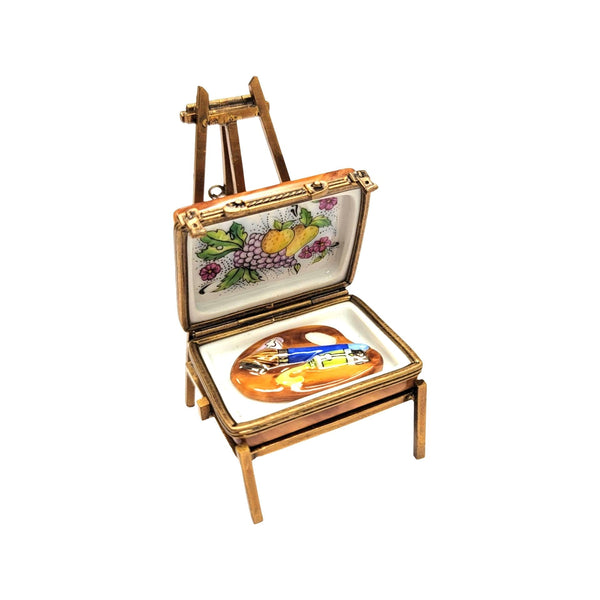 Art Case Limoges Box Delight Porcelain Limoges Fine Art French Trinket Box