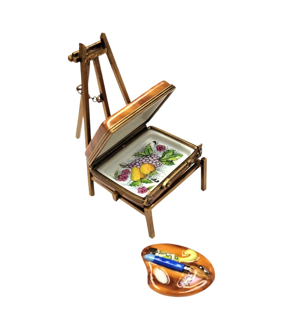 Art Case Limoges Box Delight Porcelain Limoges Fine Art French Trinket Box