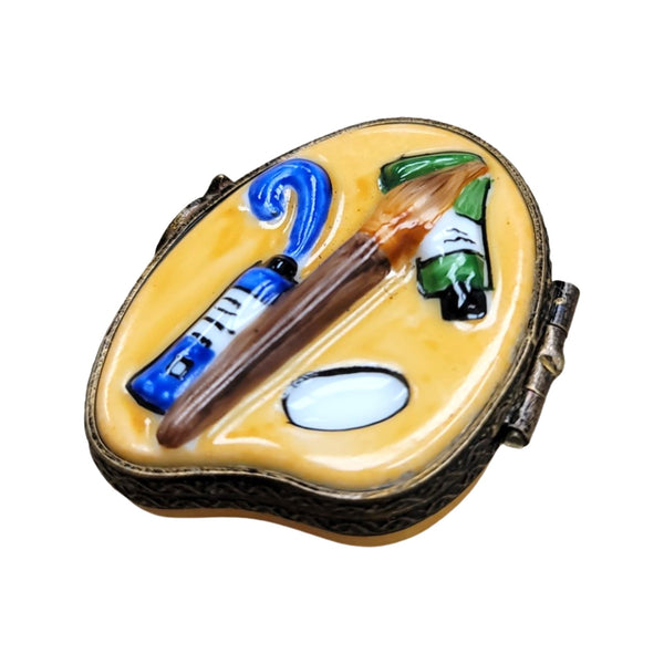 Artistic Palette Limoges Box Porcelain Limoges Fine Art French Trinket Box