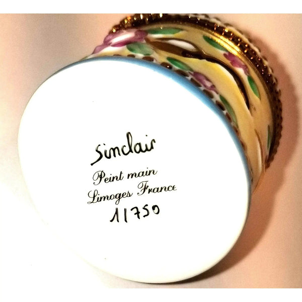 Baby Shoes Limoges Trinket Box Porcelain Limoges baby limoges box babies maternity French Trinket Box