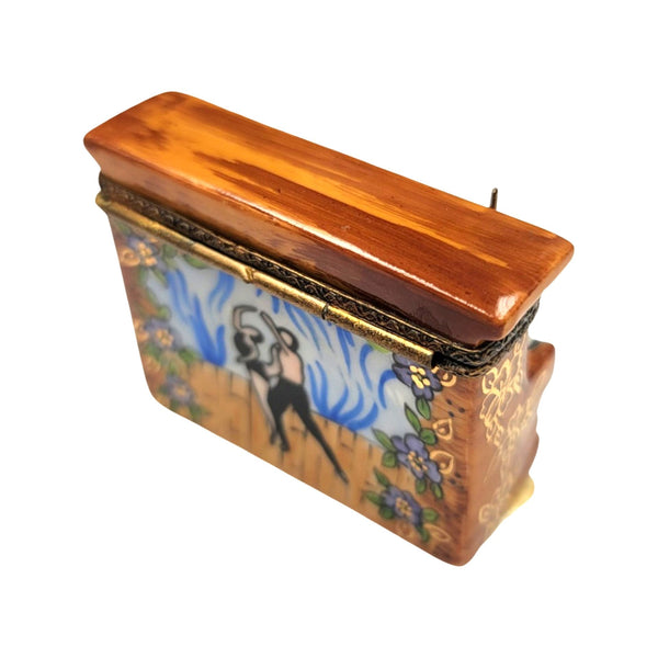 Ballerina Piano Elegance Box Porcelain Limoges Music LIMOGES BOXES dance French Trinket Box