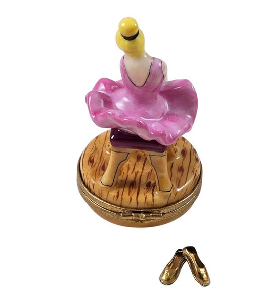 Pink Ballerina w Blond Hair