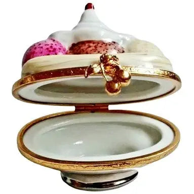 Banana Split Limoges Box Figurine Artoria for Collectors Authentic Limoges Box