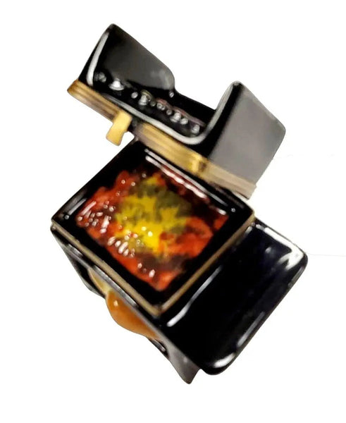 Barbecue Pitt Limoges Box Figurine Porcelain Limoges Food Home French Trinket Box