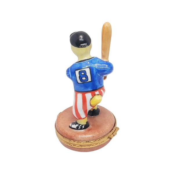 Baseball Porcelain Limoges Sports French Trinket Box