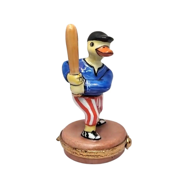 Baseball Porcelain Limoges Sports French Trinket Box