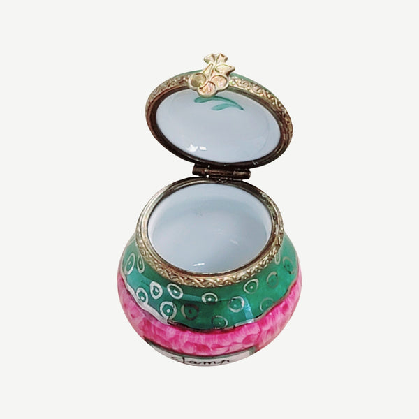 Berry Jam Jar Limoges Box Porcelain Limoges Food French Trinket Box