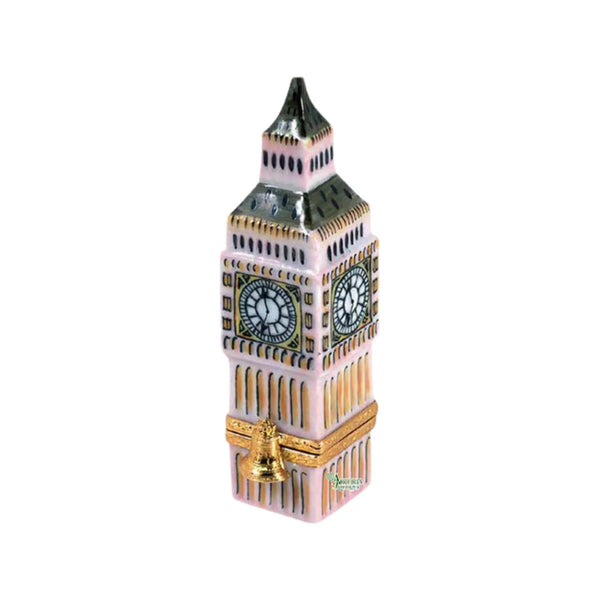 Big Ben Porcelain Limoges travel monuments French Trinket Box