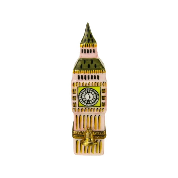 Big Ben Porcelain Limoges travel monuments French Trinket Box