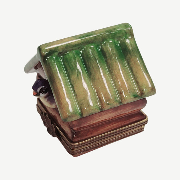 Bird House Trinket Box Porcelain Limoges Limoges Box birds garden French Trinket Box