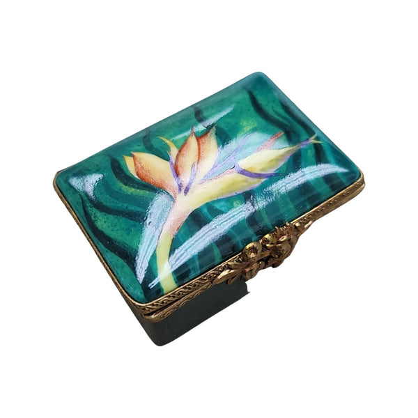 Bird of Paradise Limoges Box Porcelain Limoges garden traditional Limoges Boxes French Trinket Box
