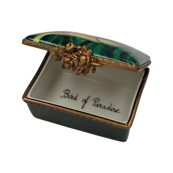 Bird of Paradise Limoges Box Porcelain Limoges garden traditional Limoges Boxes French Trinket Box