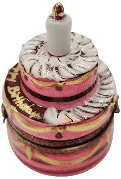 Birthday Cake Limoges Box Porcelain Limoges birthday French Trinket Box