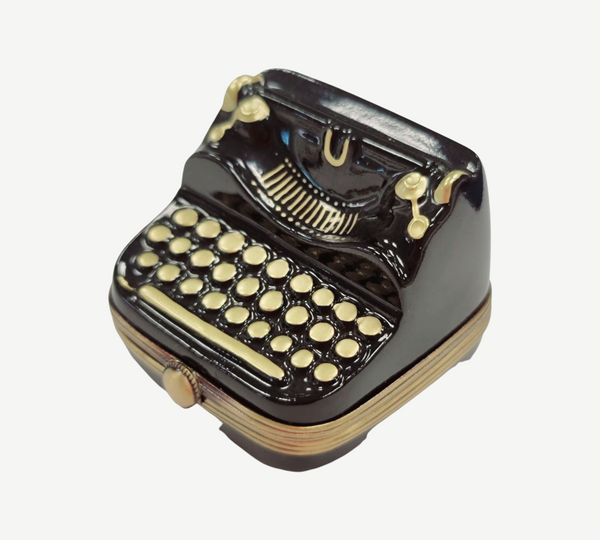 Black Typewriter Limoges Box Porcelain Limoges professional Limoges Box French Trinket Box