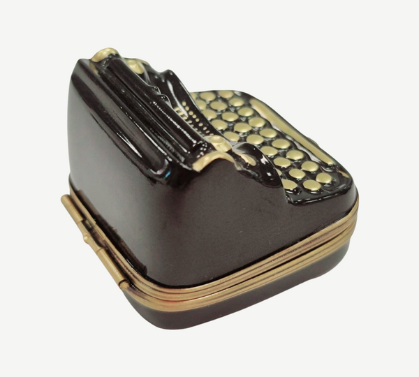 Black Typewriter Limoges Box Porcelain Limoges professional Limoges Box French Trinket Box