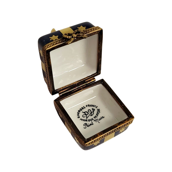 Blue Moon Gift Box Figurine Porcelain Limoges xmas present special French Trinket Box