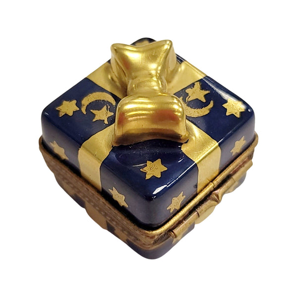 Blue Moon Gift Box Figurine Porcelain Limoges xmas present special French Trinket Box