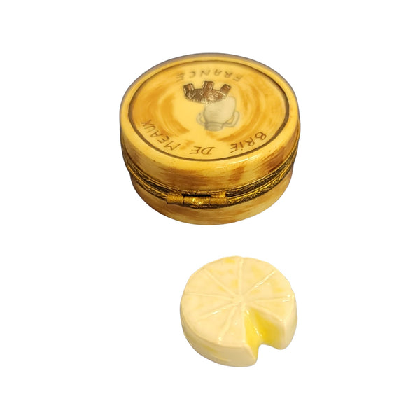 Brie Cheese Limoges Box Delight Porcelain Limoges food French Trinket Box