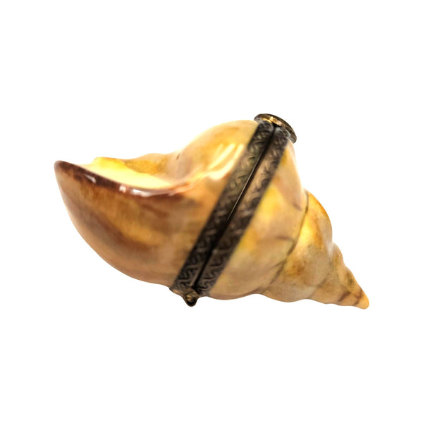 Bullot Shell Porcelain Elegance Porcelain Limoges fish ocean beach LIMOGES BOXES French Trinket Box