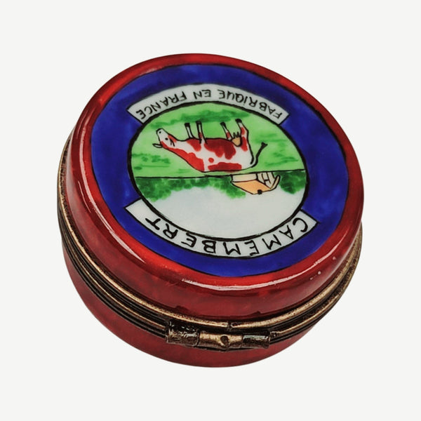 Camembert Cheese Porcelain Treasure Porcelain Limoges food French Trinket Box