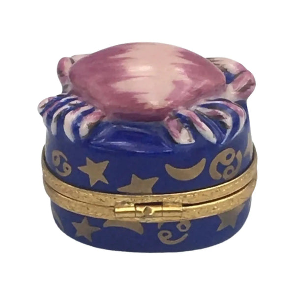Cancer Zodiac Porcelain Limoges Zodiac Myth French Trinket Box