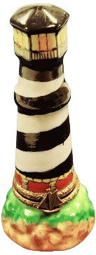 Cape Hatteras Lighthouse Figurine Porcelain Limoges French Trinket Box