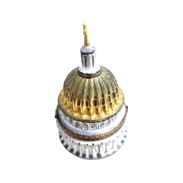 Capitol Dome Porcelain Treasure Porcelain Limoges Limoges Box united states French Trinket Box