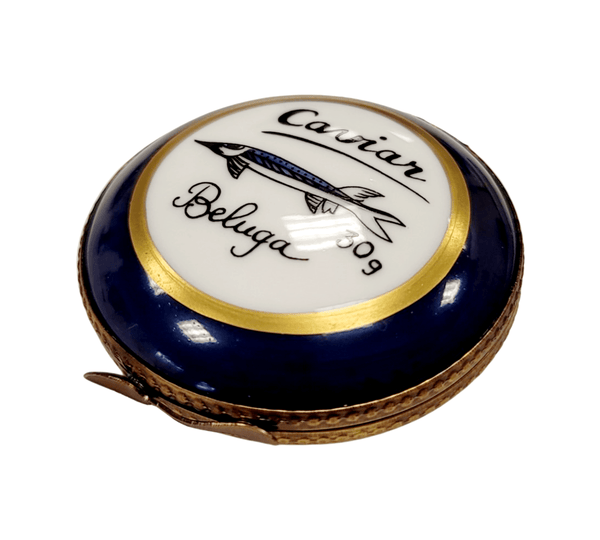 Caviar Limoges Trinket Box Porcelain Limoges food French Trinket Box
