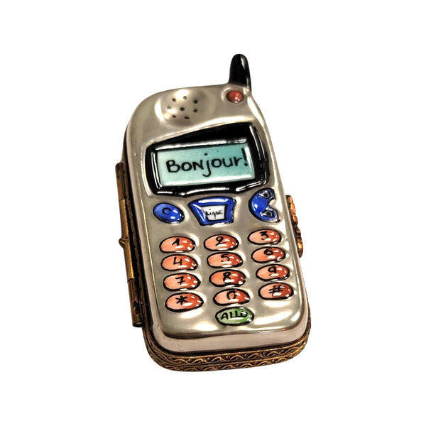 Cell Phone Limoges Box Elegance Porcelain Limoges home professional French Trinket Box