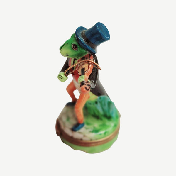 Charming Cricket Ant Music Box Porcelain Limoges Music LIMOGES BOXES bugs critters bug French Trinket Box