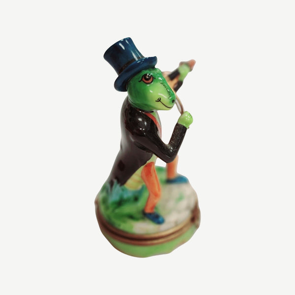 Charming Cricket Ant Music Box Porcelain Limoges Music LIMOGES BOXES bugs critters bug French Trinket Box