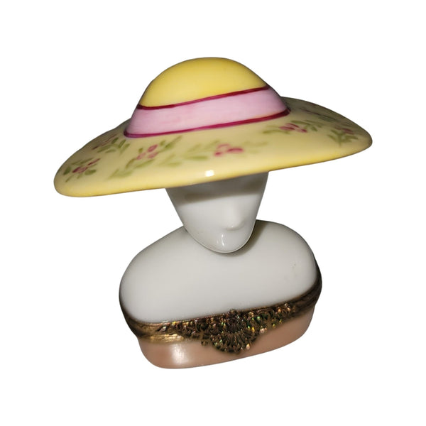 Charming Hat Box Collectible Porcelain Limoges Limoges Box Women shoes hat bags suitcase mother French Trinket Box