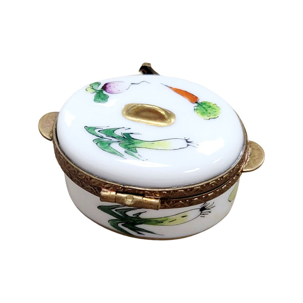Charming Limoges Roaster Box Porcelain Limoges food French Trinket Box