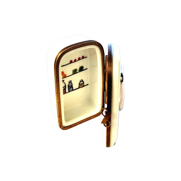 Charming Refrigerator Limoges Box Porcelain Limoges Food Home French Trinket Box