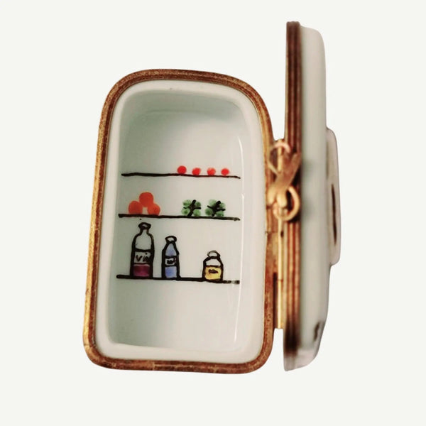 Charming Refrigerator Limoges Box Porcelain Limoges Food Home French Trinket Box