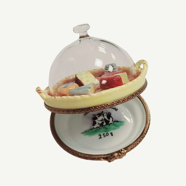 Gourmet Cheese Platter Limoges Box Porcelain Limoges food French Trinket Box