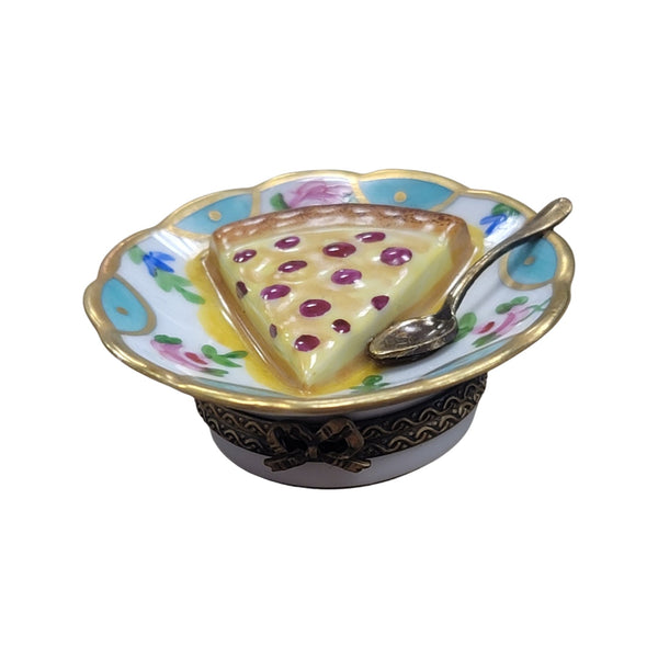 Cherry Pie Delight Limoges Box Porcelain Limoges Dessert French Trinket Box