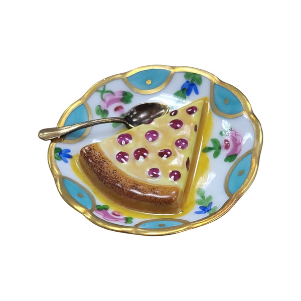 Cherry Pie Delight Limoges Box Porcelain Limoges Dessert French Trinket Box