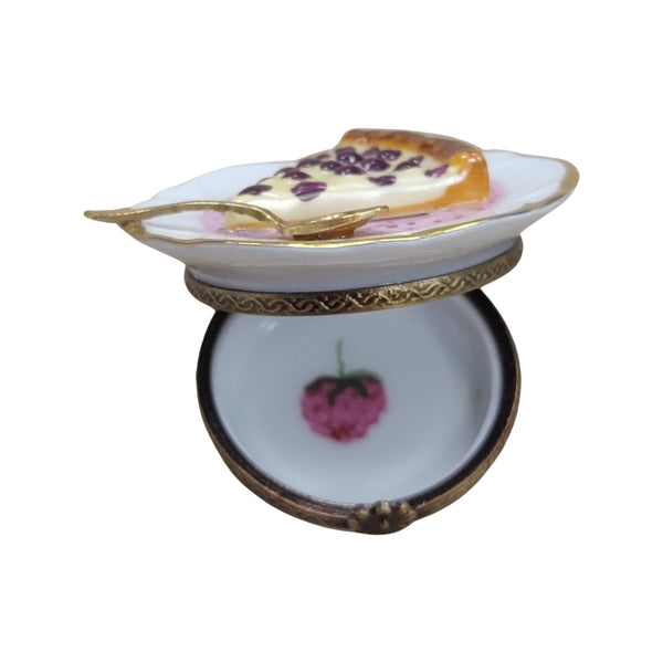 Cherry Pie Delight Limoges Box Porcelain Limoges Dessert French Trinket Box