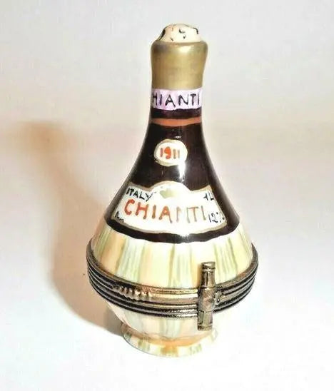 Chianti Wine Italy Porcelain Limoges Wine Spirits French Trinket Box