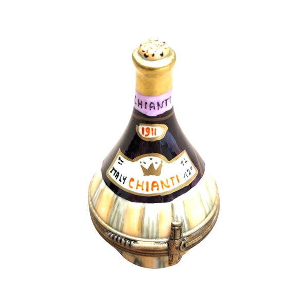 Chianti Wine Porcelain Box Porcelain Limoges Wine Spirits French Trinket Box