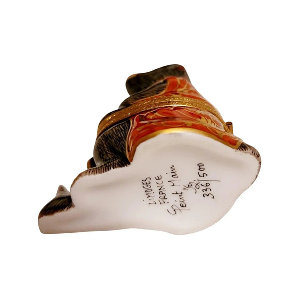 Chinese Imperial Monkey Limoges Box Porcelain Limoges Wild Animals World Travel French Trinket Box