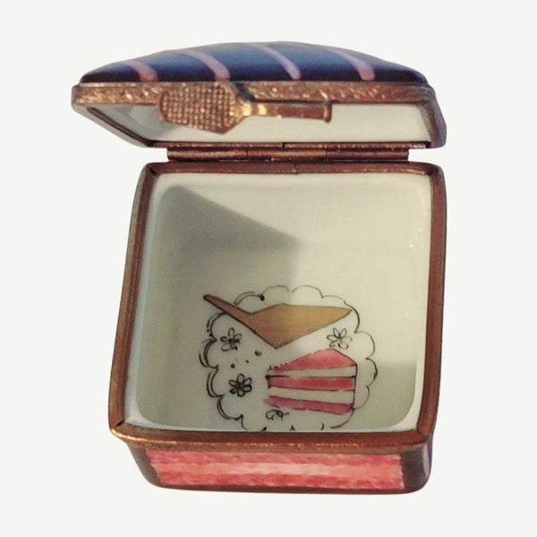 Chocolate Icing Cake Limoges Box Porcelain Limoges Food French Trinket Box