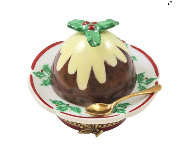Christmas Pudding Authentic Limoges Box
