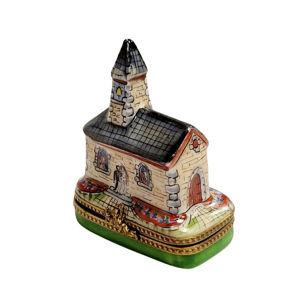 Church Limoges Box Figurine Porcelain Limoges Religion French Trinket Box