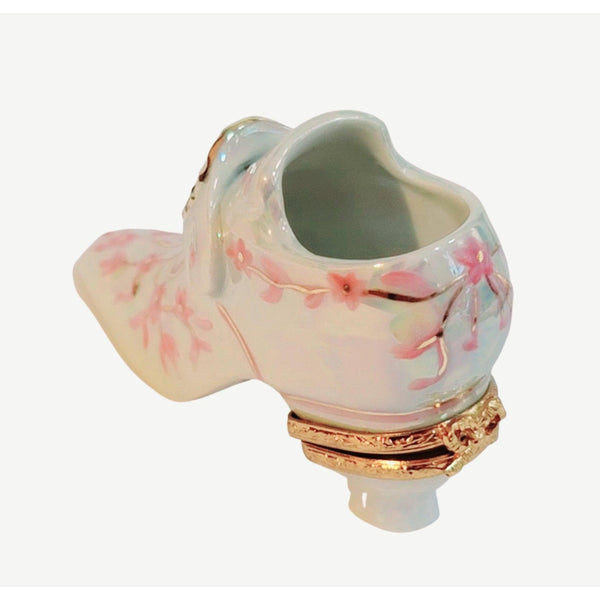 Cinderella Bridal Limoges Shoe Porcelain Limoges shoes fashion wedding women French Trinket Box