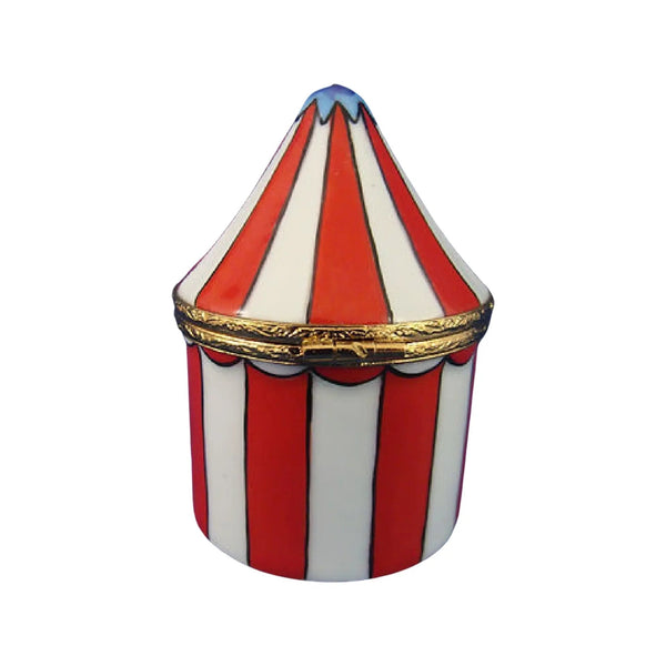 Circus Tent Porcelain Limoges circus travel French Trinket Box